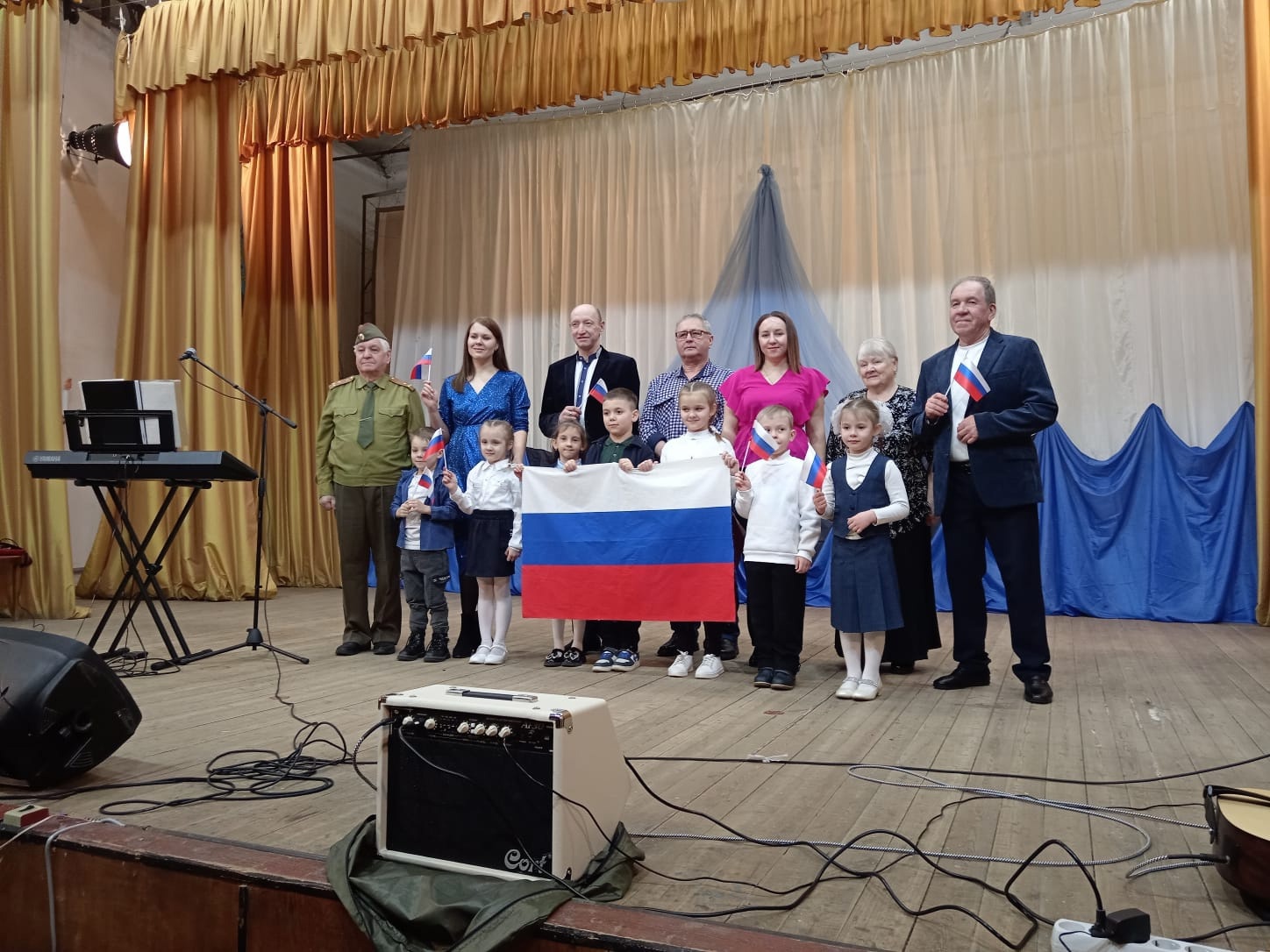 Праздничный концерт посвященный 23 февраля.
